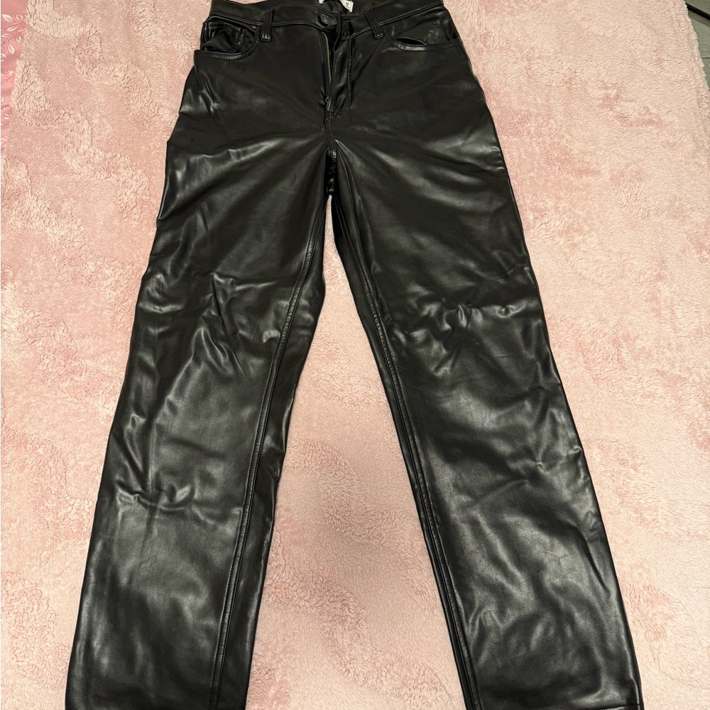 Abercrombie & Fitch Black Straight Leg Jeans